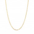 SYNA 18k Yellow Gold Thin Oval Link Chain