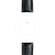 Tissot official black leather strap lugs 21 mm