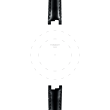 Tissot official black leather strap lugs 12 mm