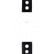 Tissot official black leather strap lugs 20 mm