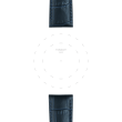 Tissot official blue leather strap lugs 21 mm