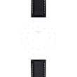 Tissot official black leather strap lugs 21 mm