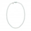 Mikimoto Akoya Pearl Choker Necklace In 18k White Gold