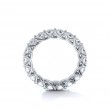 Platinum Trellis Eternity Band