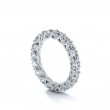 Platinum Trellis Eternity Band