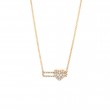 Tresore Sliding Heart Necklace