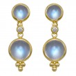 Temple St. Clair 18K Double Drop Earrings