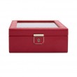 Wolf Red Palermo 6 Piece Watch Box