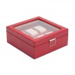 Wolf Red Palermo 6 Piece Watch Box