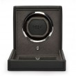 Wolf Black Cub Single Watch Winder With Cover