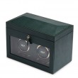 Wolf British Racing Double Watch Winder With Storage
