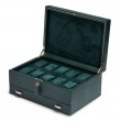 Wolf Green British Racing 10 Piece Watch Box With Storage