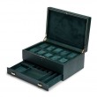 Wolf Green British Racing 10 Piece Watch Box With Storage