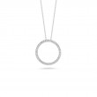 Roberto Coin 001259Awchx0 Pave Diamond Circle Necklace
