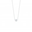 Bezel-set Diamond Necklace