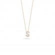Roberto Coin Tiny Treasure 18K Yellow Gold Letter S Initial Necklace