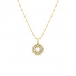 Siena Medium Circle Pendant Necklace