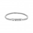 Hulchi Belluni 18k White Gold & Diamond Tresore Love Bracelet