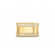 Roberto Coin 18Kt Gold Ring With Diamond Edges