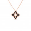 Petite Venetian Diamond Flower Necklace 