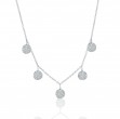An 18k White Gold Diamond Necklace 