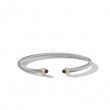 Cable Classic Bracelet with Black Onyx and 18K Yellow Gold