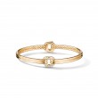 Thoroughbred® Center Link Bracelet in 18K Yellow Gold with Diamonds