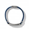 Station Blue Leather Bracelet with Lapis Lazuli