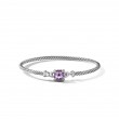 Chatelaine® Bracelet with Amethyst and Diamonds