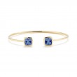 A & Furst Gaia Bangle Bracelet with London Blue Topaz