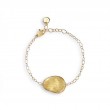 Marco Bicego Lunaria 18 Karat Yellow Gold Second Size With One Element Bracelet.