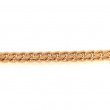An 18k Yellow Gold 7mm Cuban Link Chain Bracelet