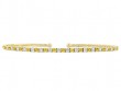 Yellow Sapphire & Diamond Cuff Bracelet