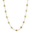 Marco Bicego Siviglia 18 Karat Yellow Gold Bead Necklace. 36 Inch.