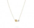 Marco Bicego 18k Yellow Gold Lunaria Collection Necklace