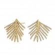 SYNA Jardin Palm Leaf Diamond Earrings