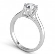 A Platinum Six Prong Engagement Ring Setting 