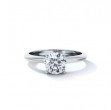 Platinum Pave-set Semi-mount Engagement Ring