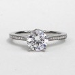 Platinum Diamond Semi-mount Engagement Ring