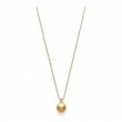 Mikimoto Golden South Sea Pearl Pendant Necklace In 18k Yellow Gold