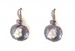 A & Furst Lilies Drop Earrings with Rose de France and Diamonds