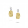 Marco Bicego 18k Yellow & White Gold Lunaria Diamond Earrings 