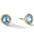 Jaipur Blue Topaz Petite Stud Earrings
