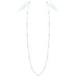 Mikimoto 32 Inch Akoya Cultured Pearl Station Necklace In White Gold