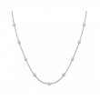 Mikimoto Akoya Pearl Necklace In 18k White Gold 