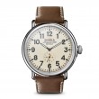 Runwell 47mm, Dk. Coffee Leather Strap Watch