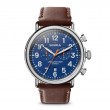 Runwell Chrono 47mm, Brown Leather Strap Watch