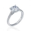 Platinum Semi-mount Engagement Ring