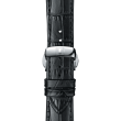 Tissot official black leather strap lugs 21 mm