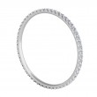 White Gold Pave Eternity Band